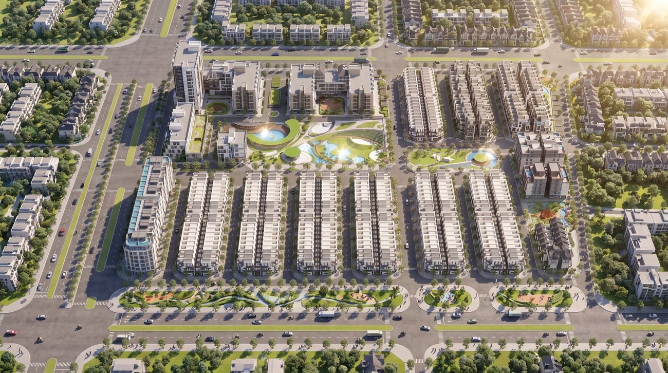 Mặt bằng tổng thể quy hoạch khu đô thị Nhật Lệ Green Park