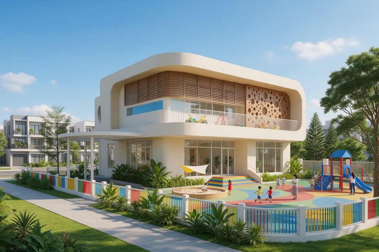 Nhà trẻ tại Nhật Lệ Green Park (ảnh minh họa)